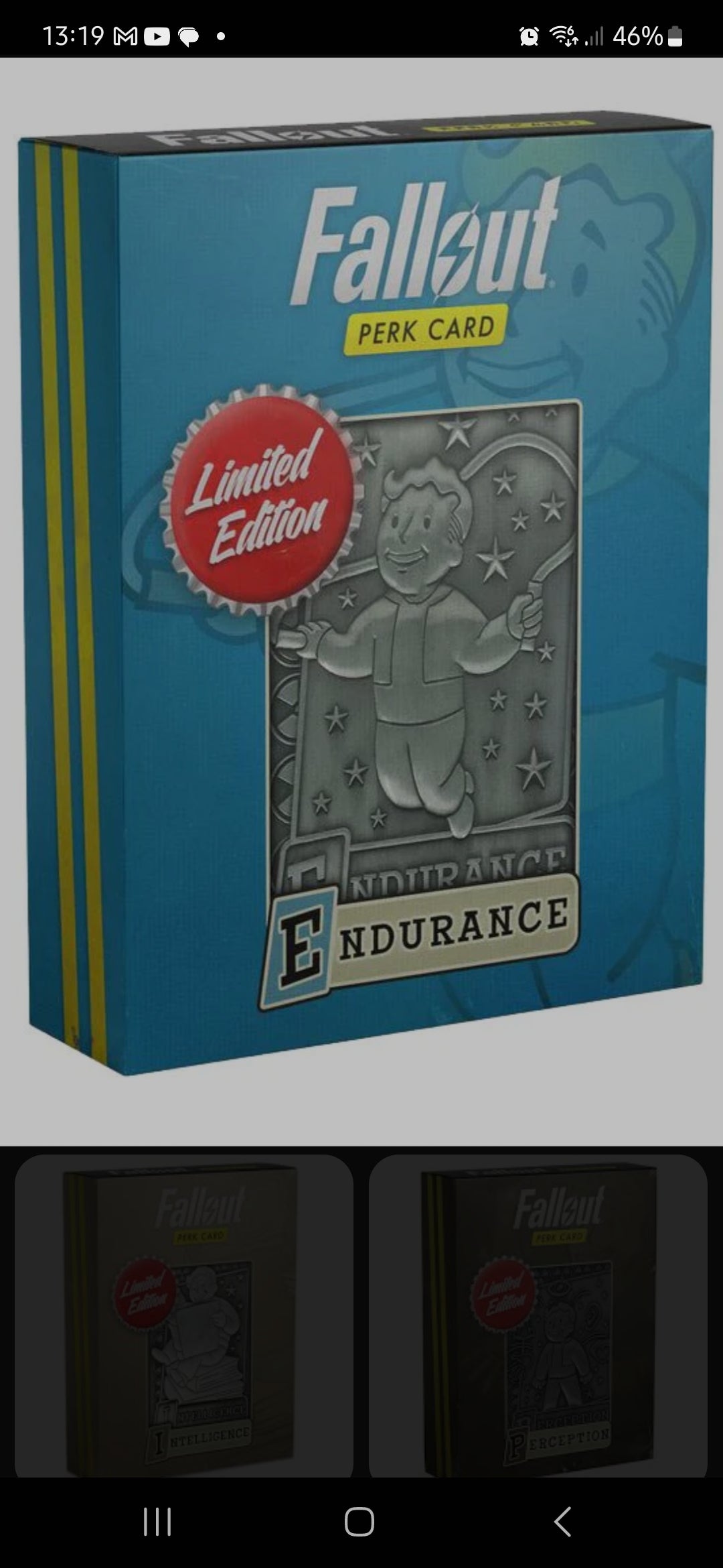 Fallout perk card limited edition 5000